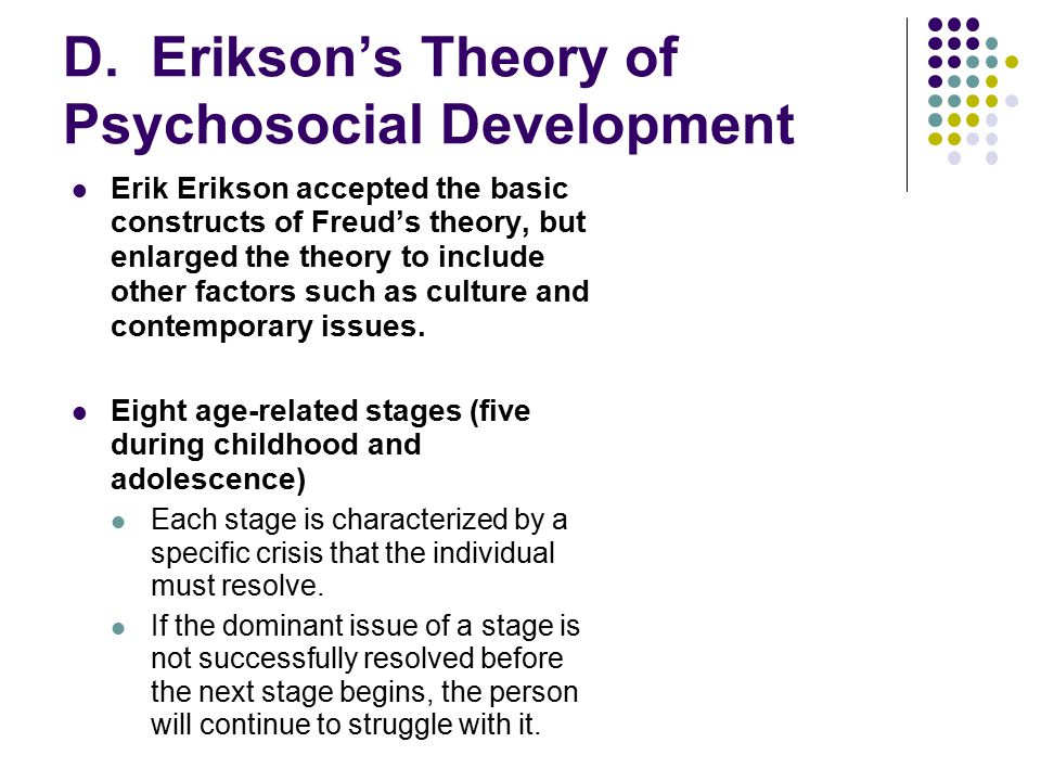Psychosocial development theory